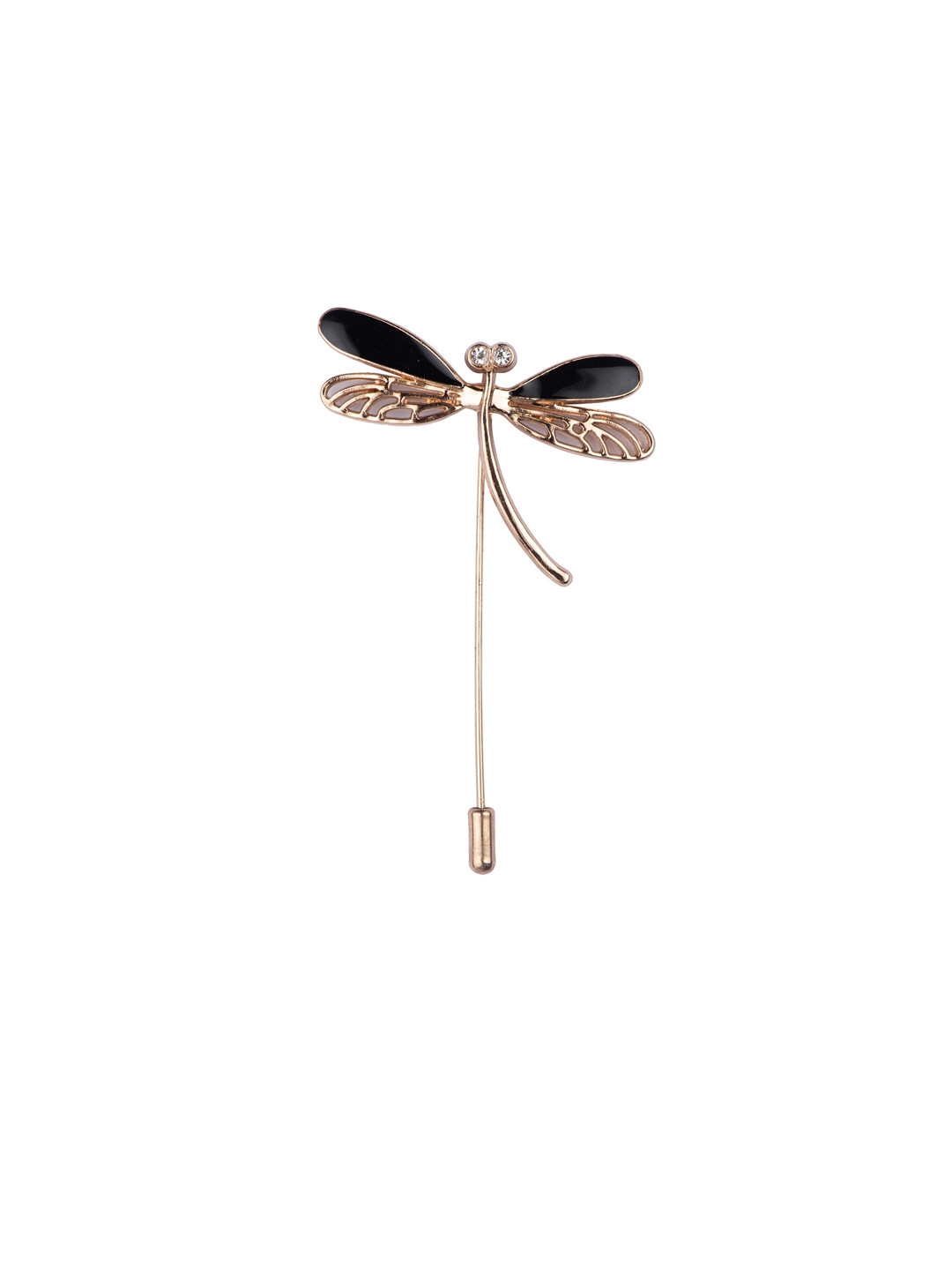 The Tie Hub Men Gold-Toned Solid Lapel Pin