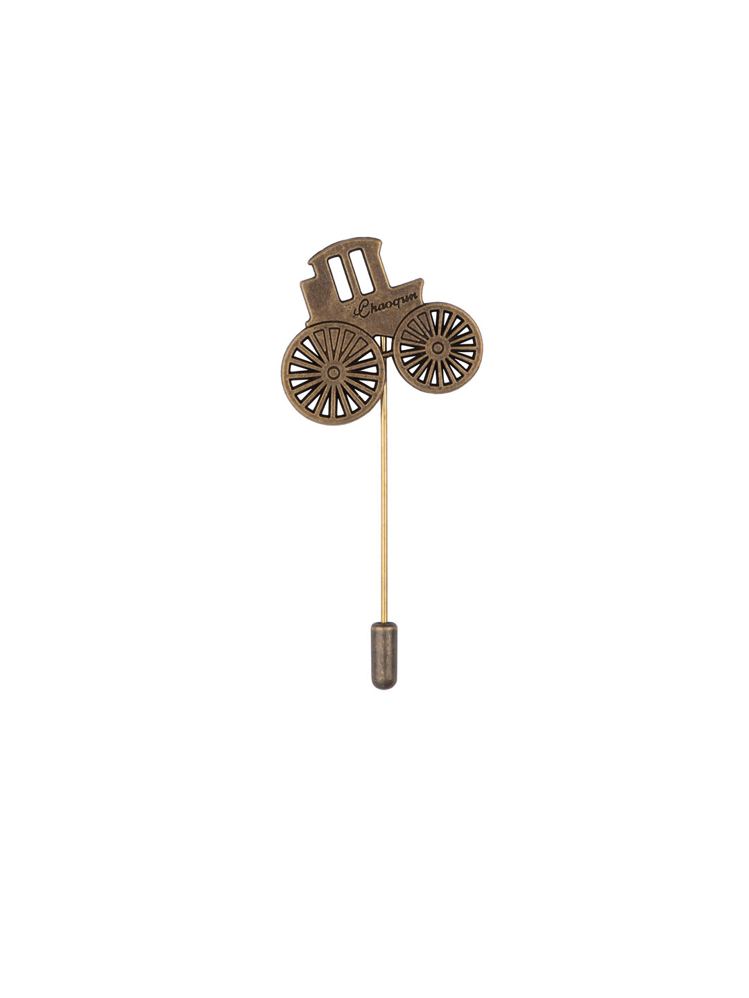 The Tie Hub Men Copper-Toned Solid Lapel Pin