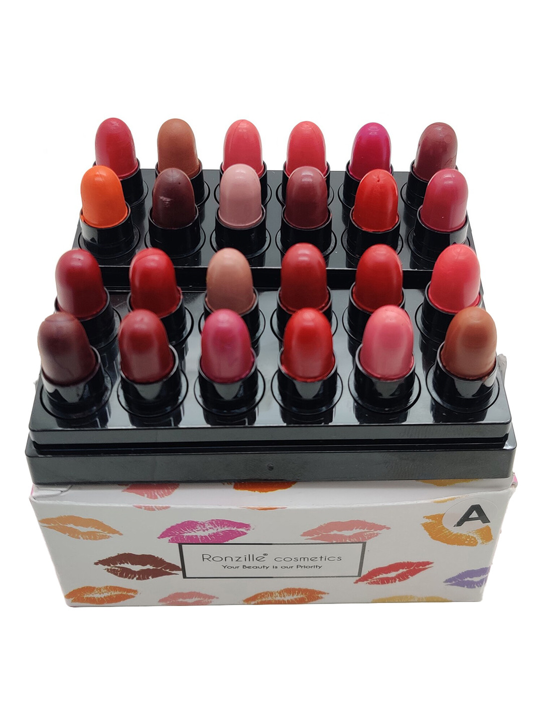 Ronzille Set of 24 Multi Matte Bullet Mini Lipstick