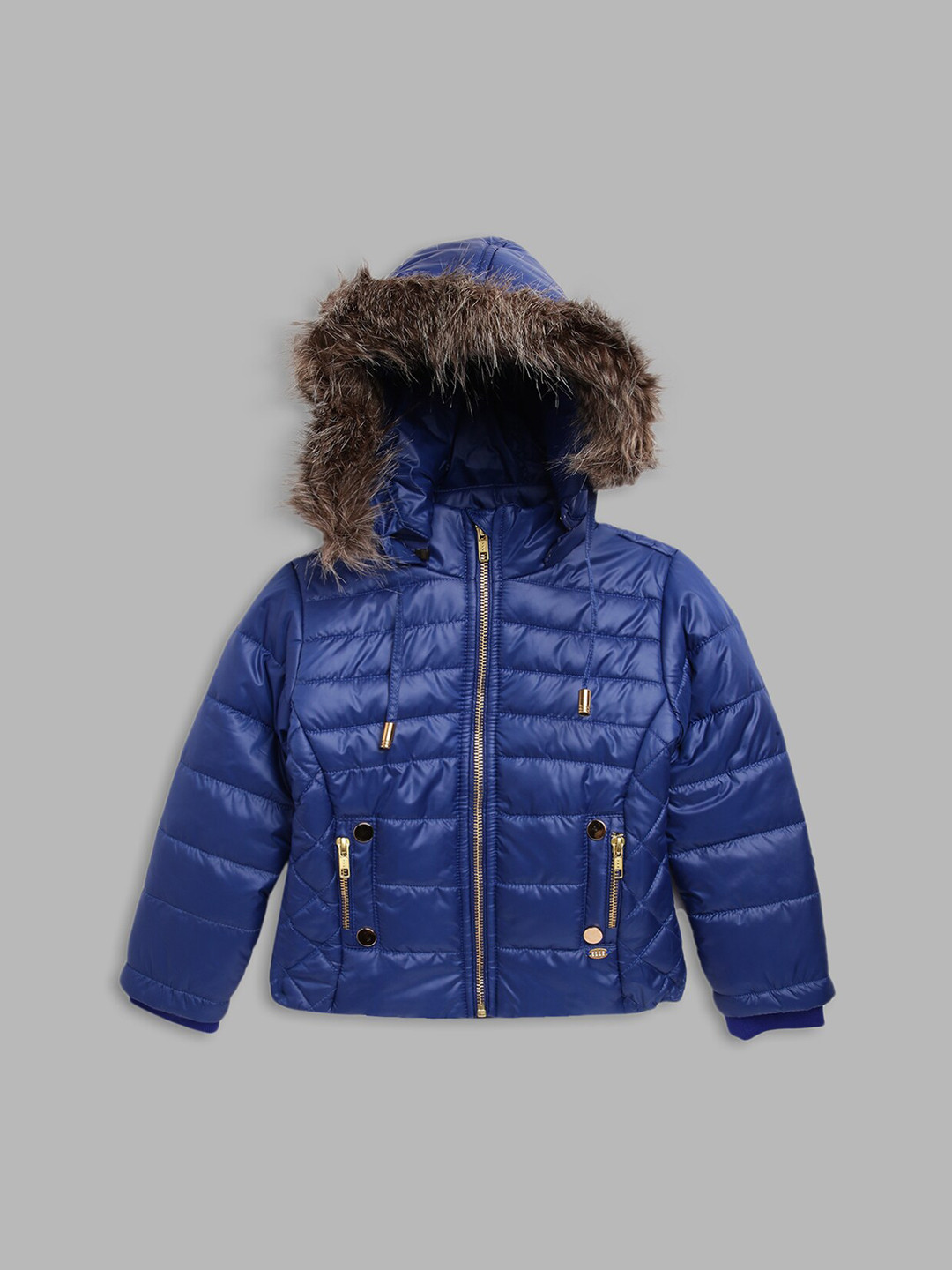 ELLE Girls Blue Puffer Jacket