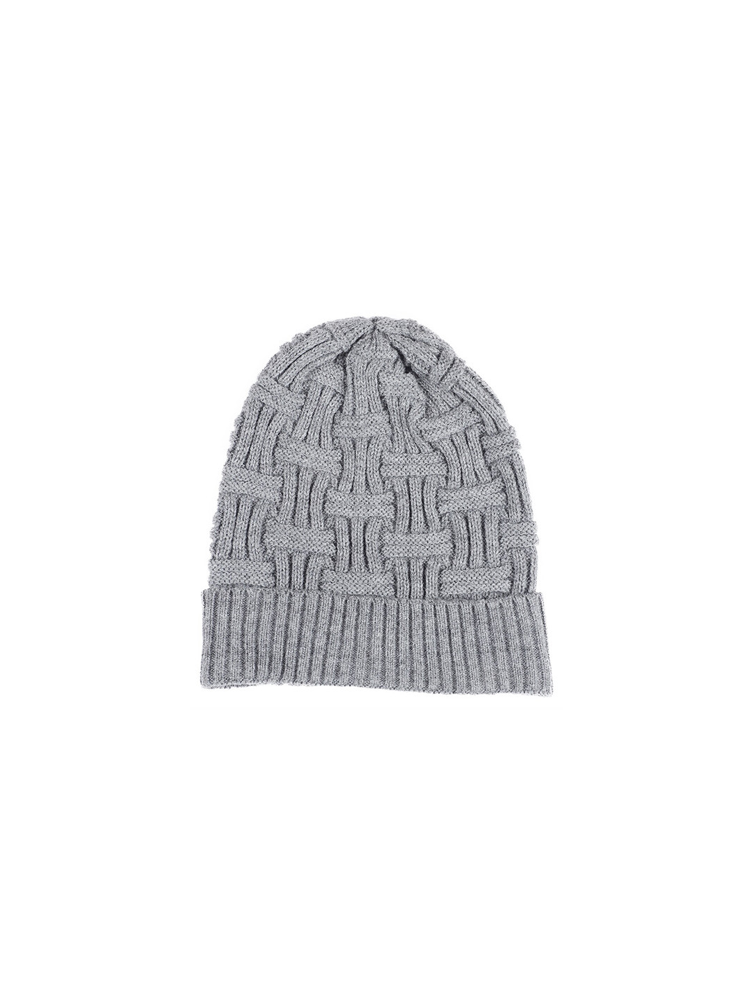Bharatasya Unisex Kids Grey Beanie
