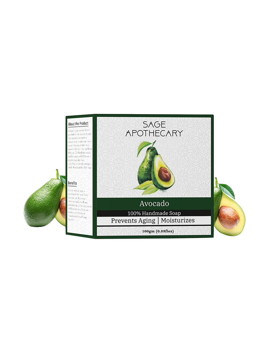 Sage Apothecary White Avocado Soap 100g