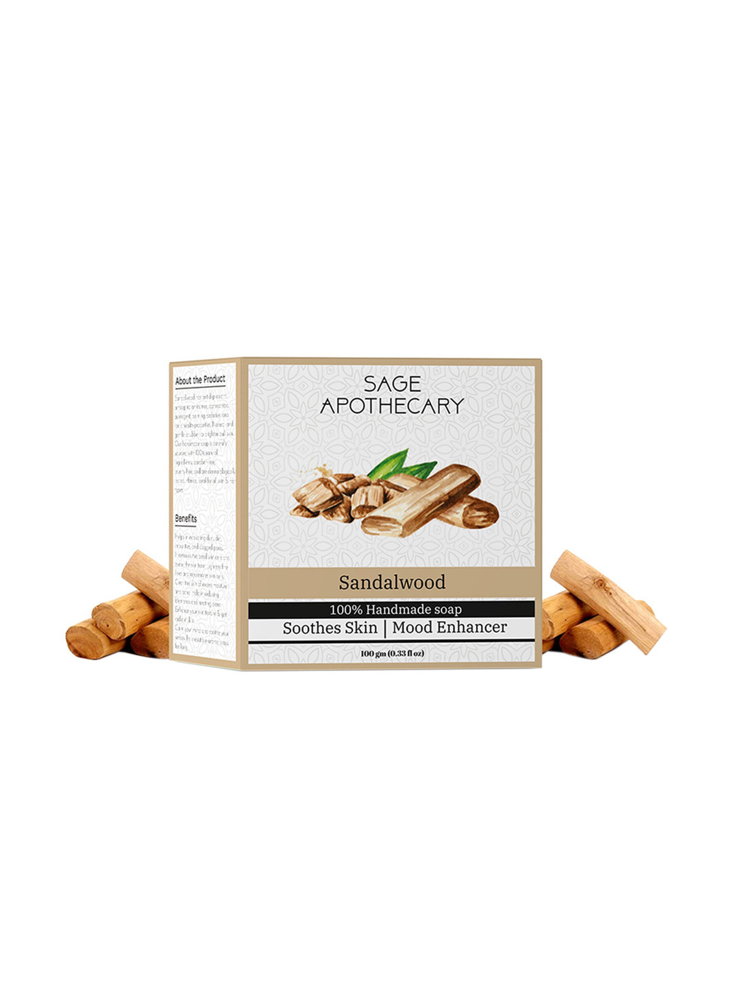 SAGE APOTHECARY Sandalwood Soap 100g