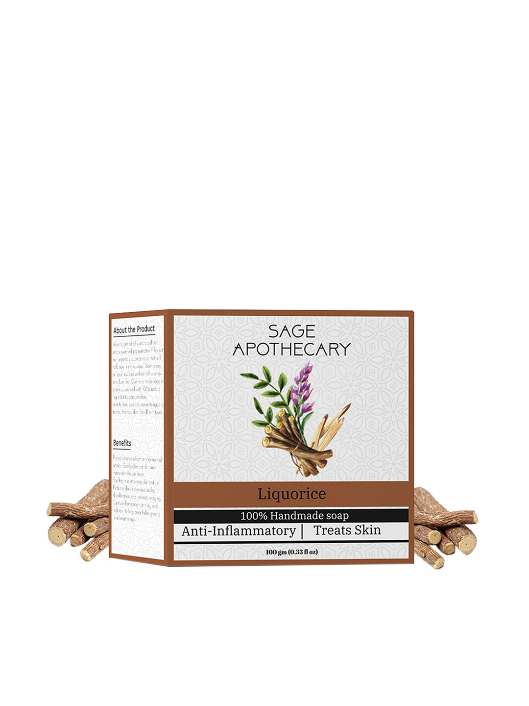 SAGE APOTHECARY Anti Inflammatory Liquorice Soap 100g