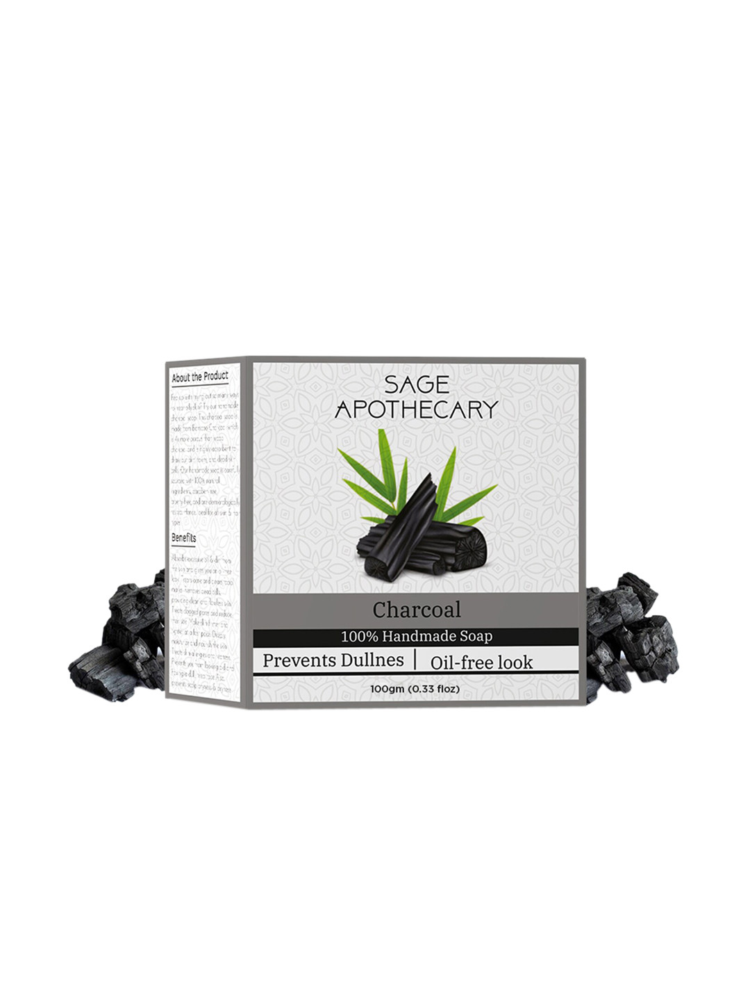 SAGE APOTHECARY Charcoal Soap 100g