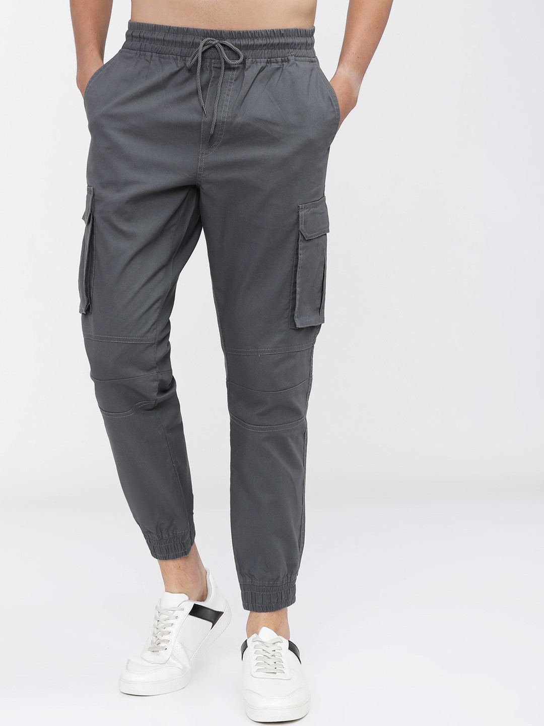 HIGHLANDER Men Solid Regular Fit Joggers
