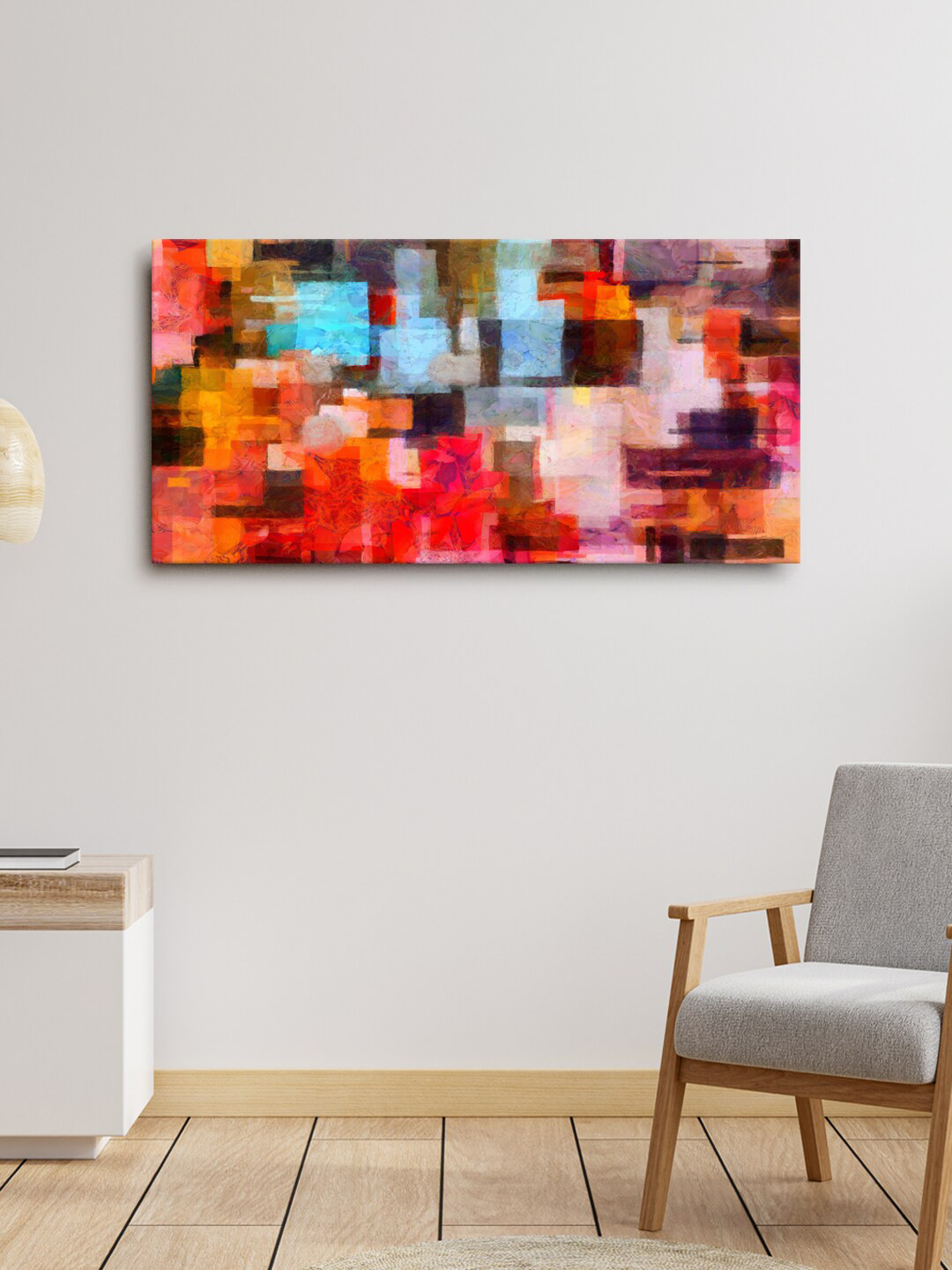 999Store Abstract Art Canvas Wall Rectangle Paintings Wall Art - 24 x 48 in