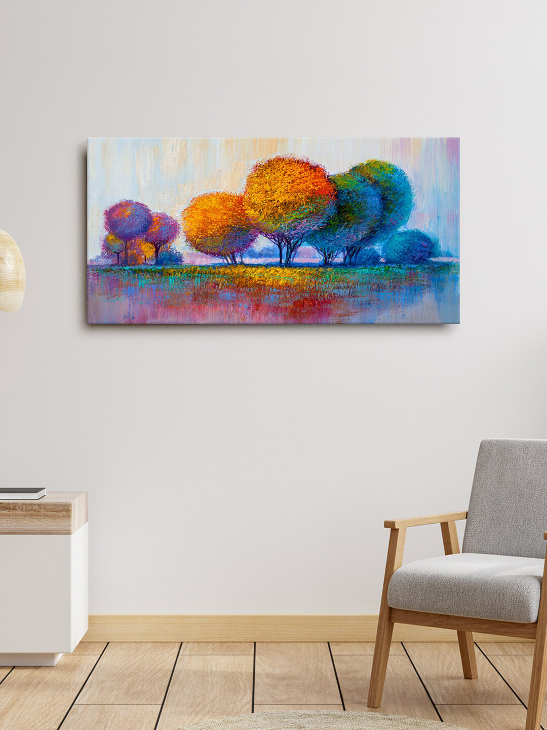 999Store Multicoloured Abstract Painting Wall Art