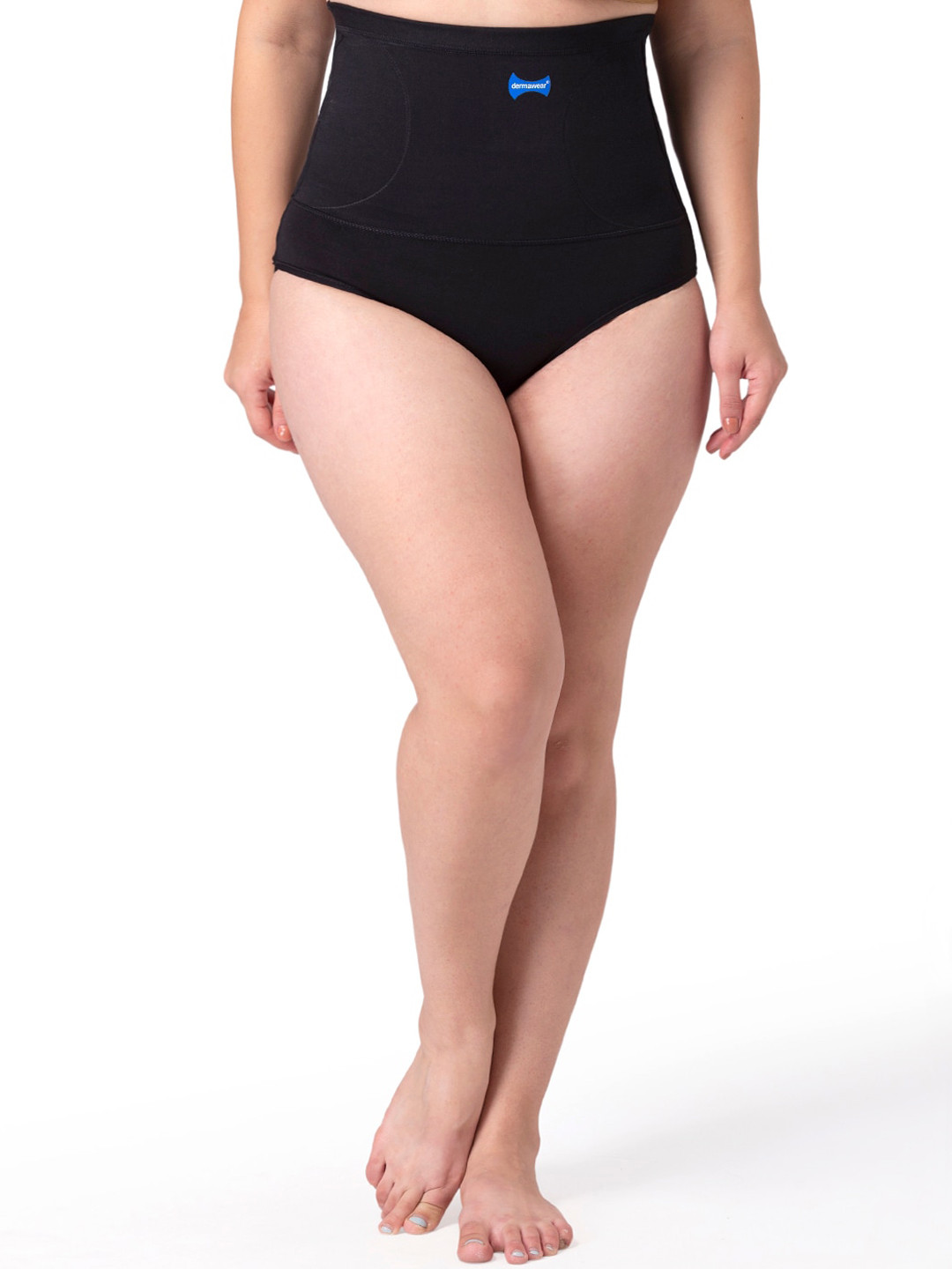 Dermawear Women Black Solid Mini Corset Shapewear