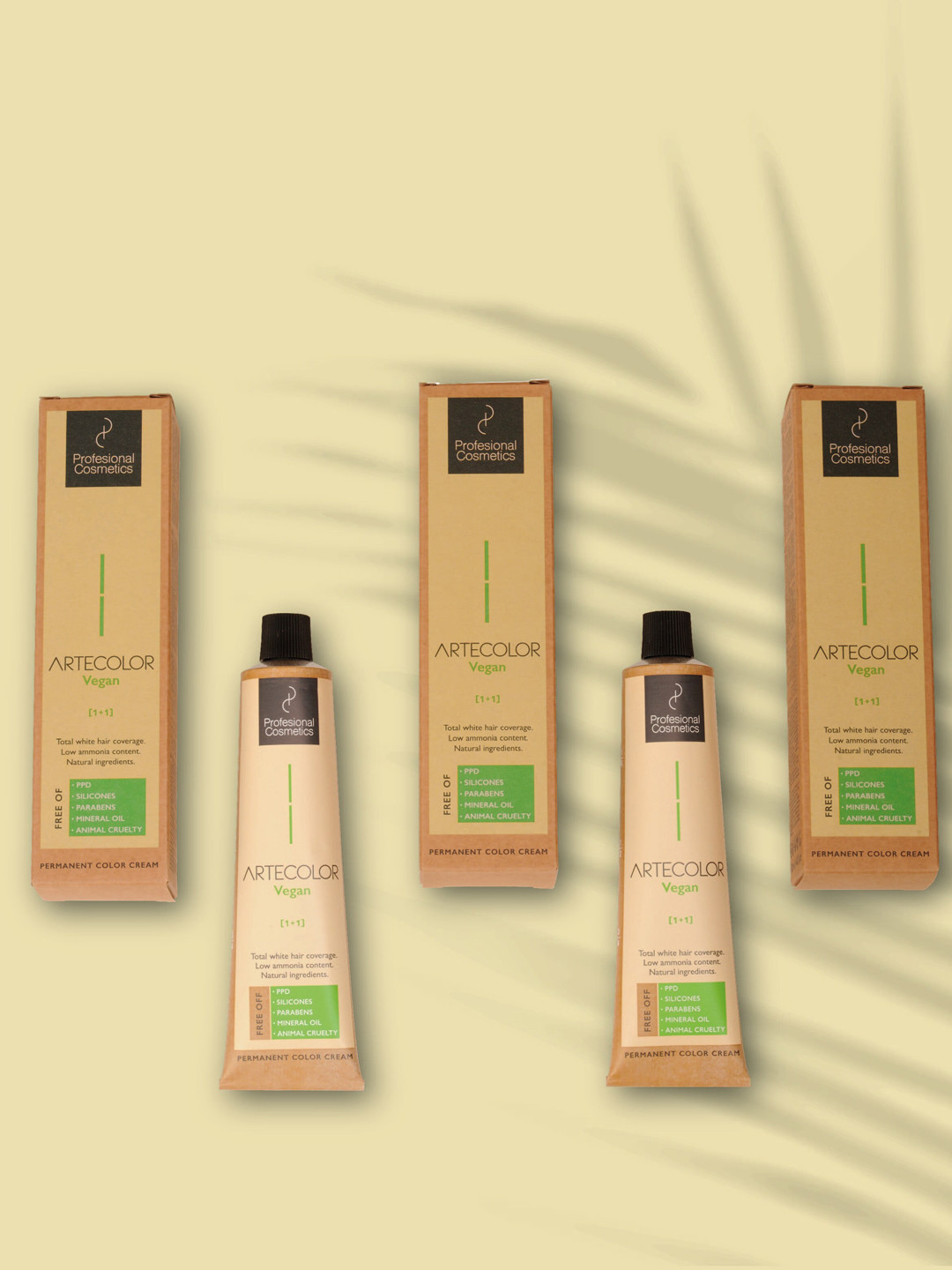 Profesional Cosmetics Unisex Artecolor Vegan Hair Colour Cream 9. 1 Very Light Ash Blonde