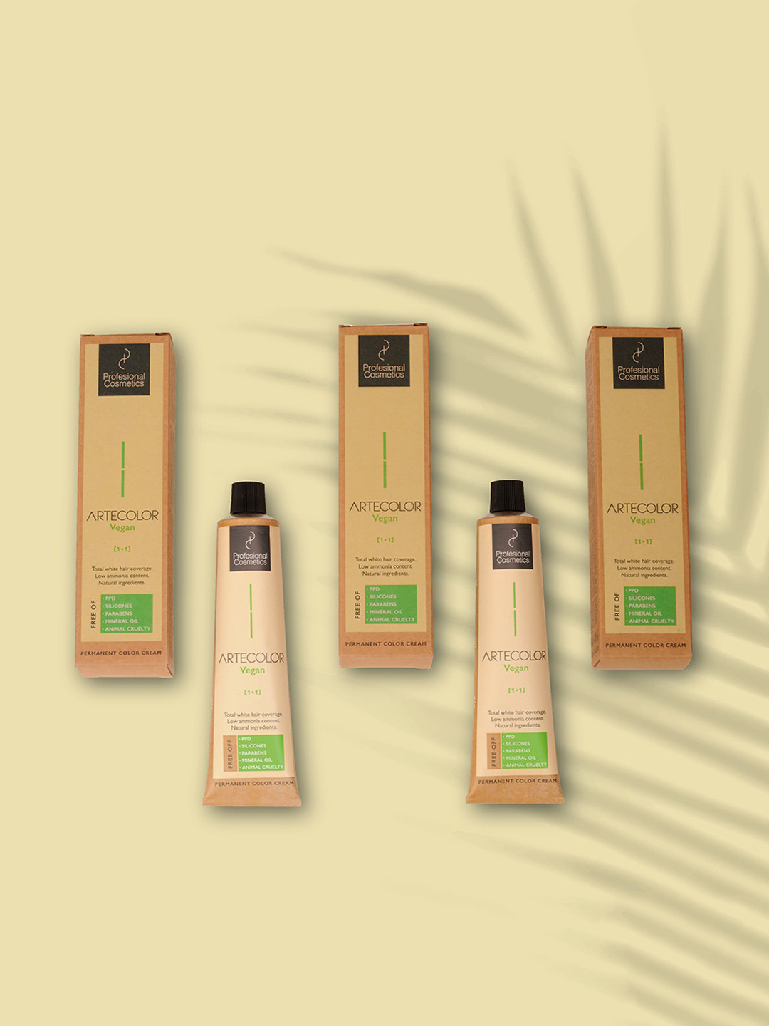 Profesional Cosmetics Artecolor Vegan Hair Colour Cream 120 g