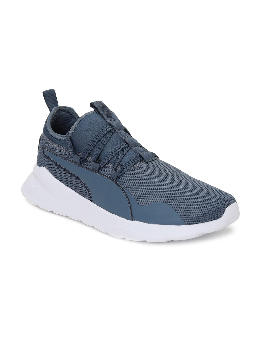 Puma Men Blue Manor Woven Design Sneakers