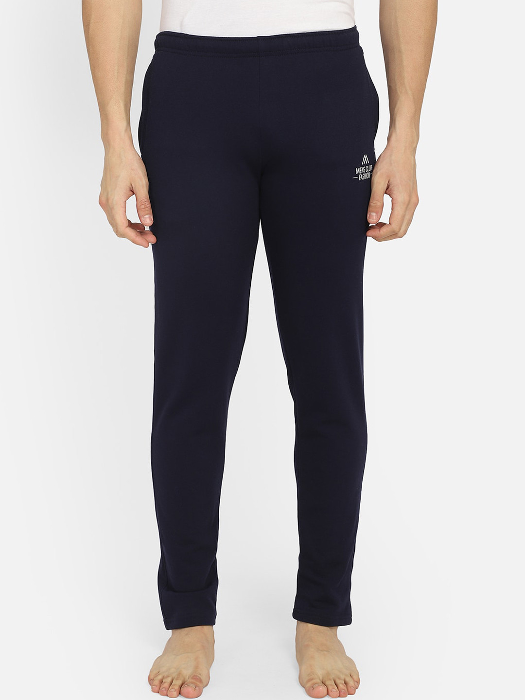 DYCA Men Navy Blue Track Pant