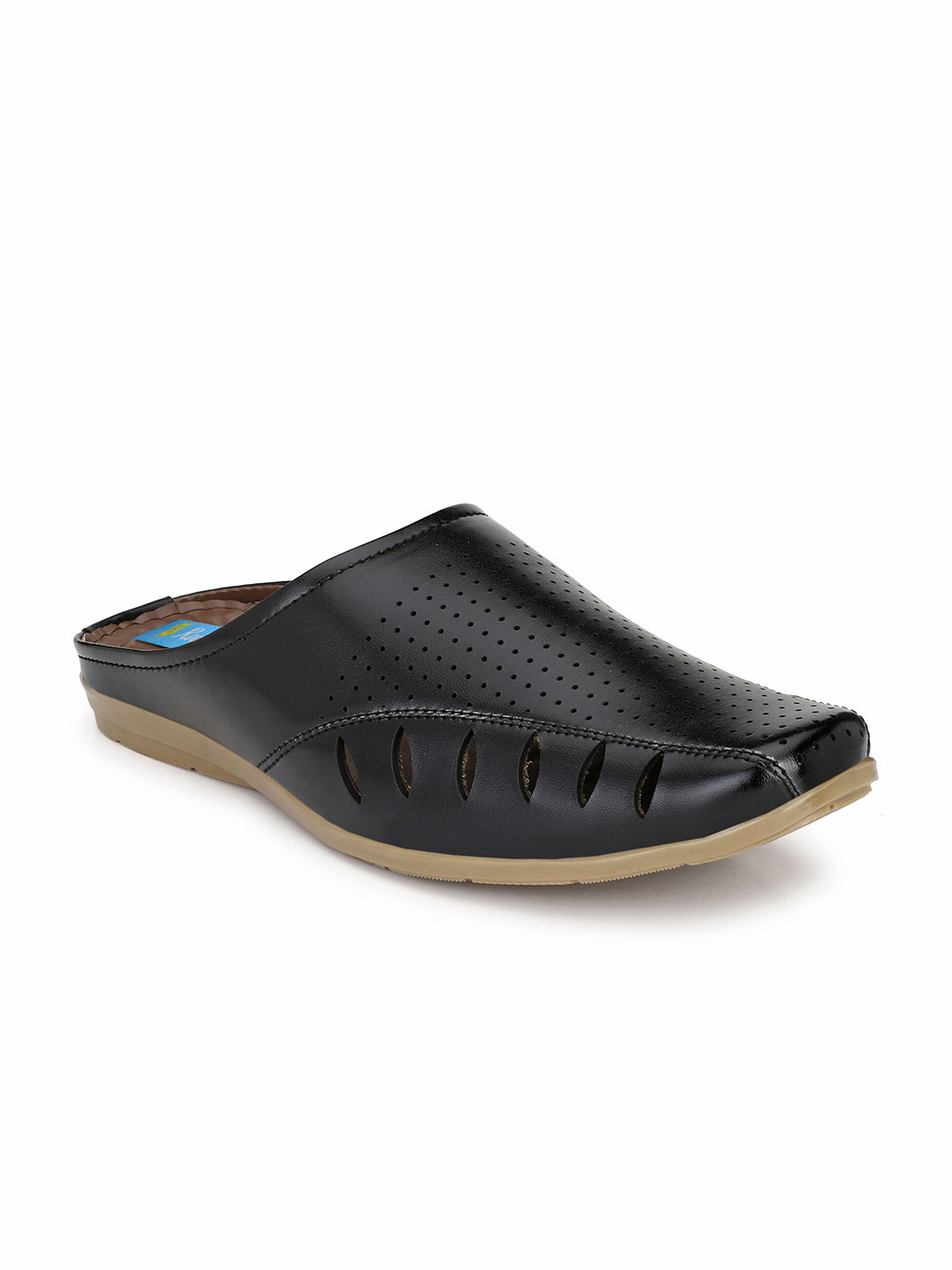 RL Rocklin Men Black Shoe-Style Sandals
