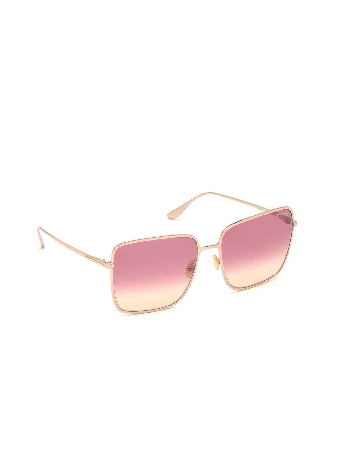 Tom Ford Women Purple Square Sunglasses With UV Protected Lens