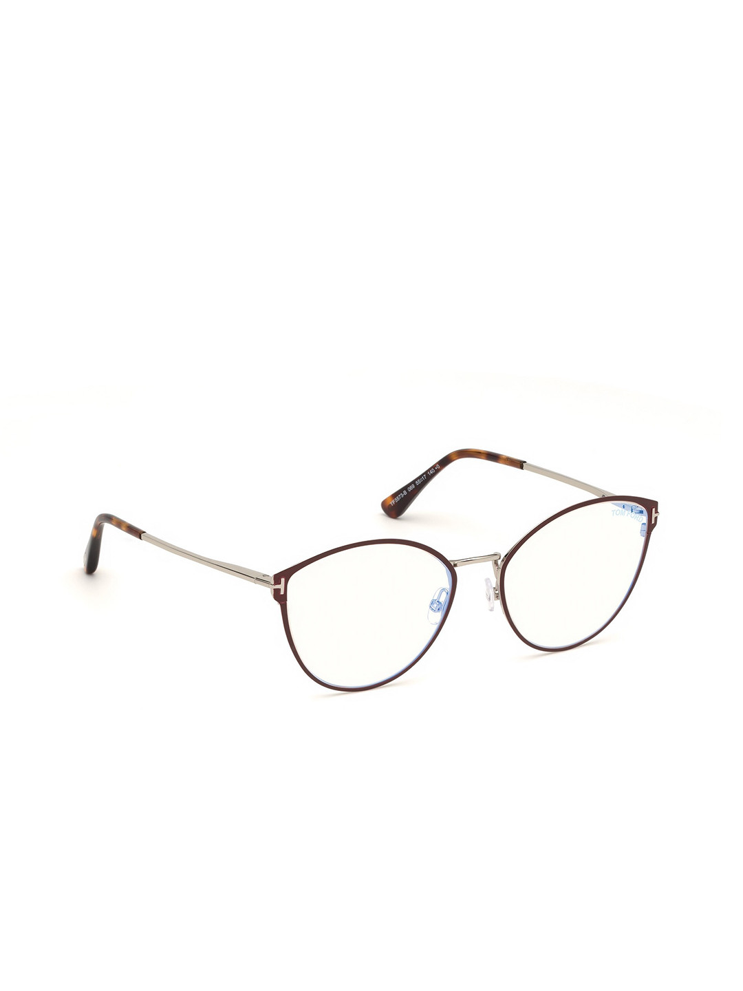 Tom Ford Women Transparent Cateye Full Rim Frame