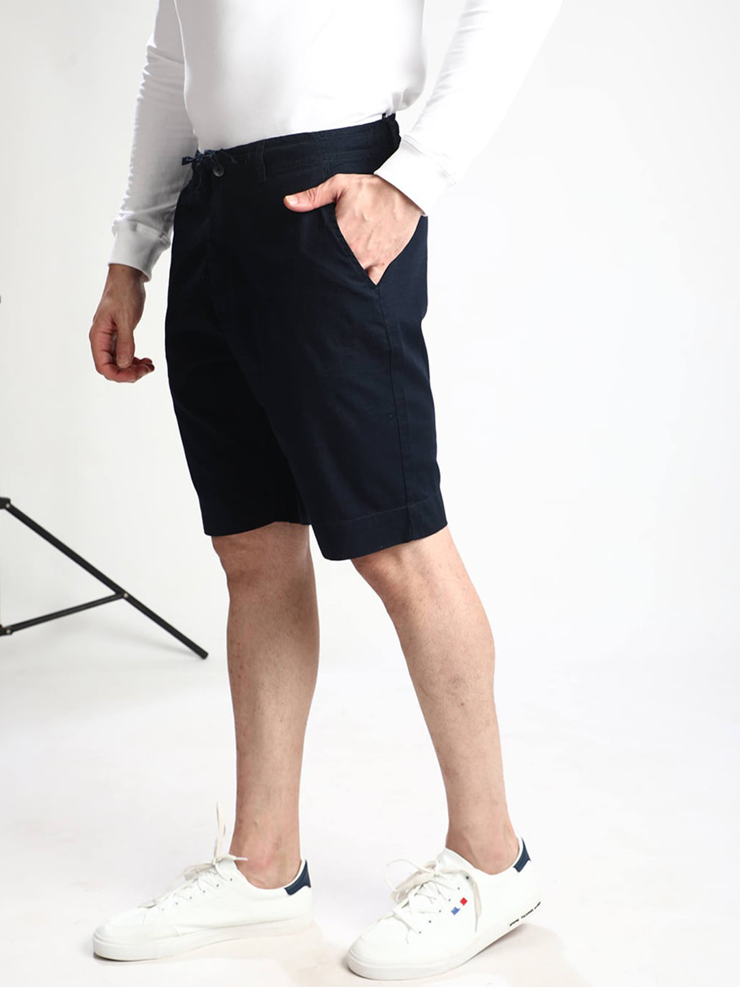 Dream of Glory Inc Men Navy Blue Outdoor Shorts