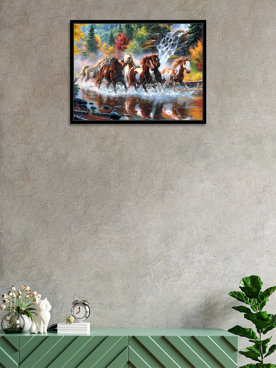 Art Street Canvas Wall Rectangle Paintings Wall Art - 13 x 17 In