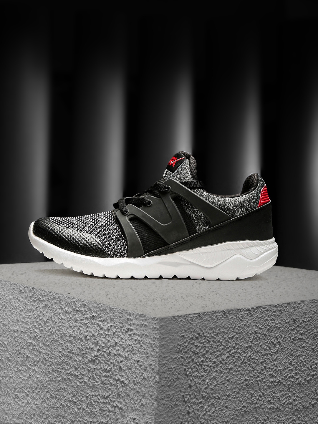 hrx black sports shoes