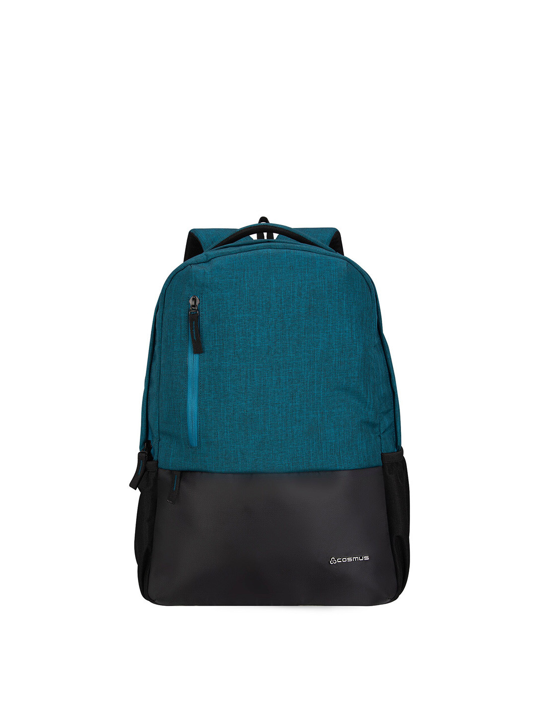 COSMUS Unisex Green & Black Colourblocked Laptop Bag