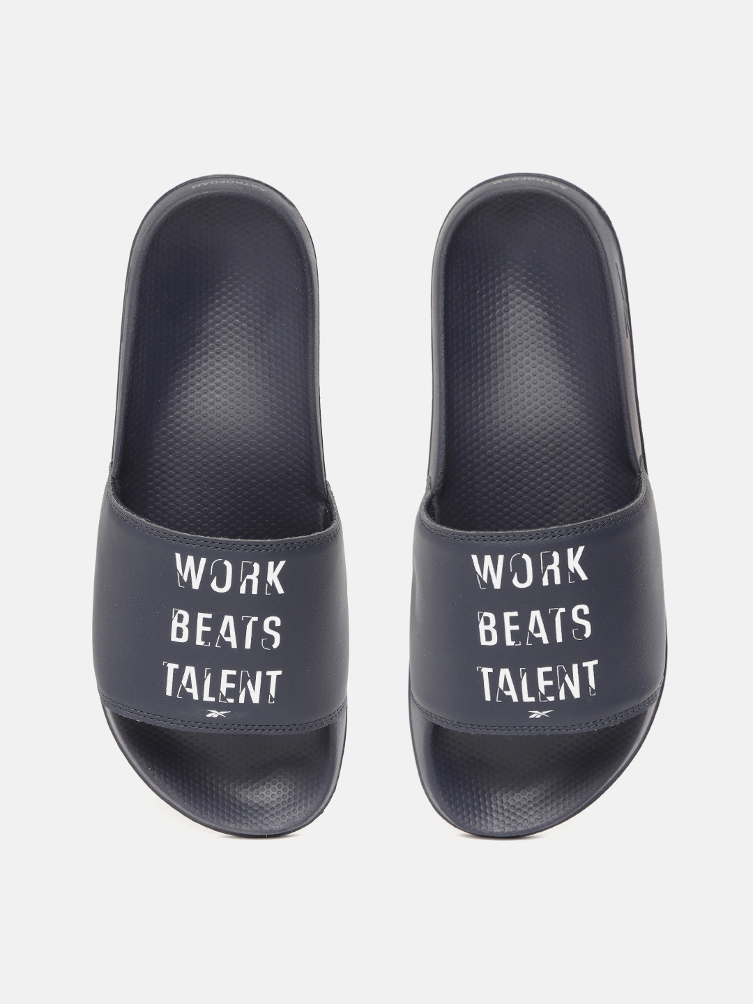 Reebok Men Navy Blue & White Vector Astrofoam Sliders