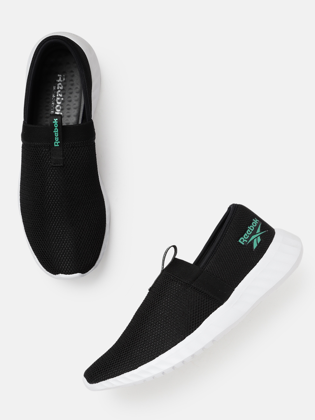 Buy Reebok Men Black Woven Design Ease Slipon Walking Shoes Sports Shoes for Men 16560922 Myntra