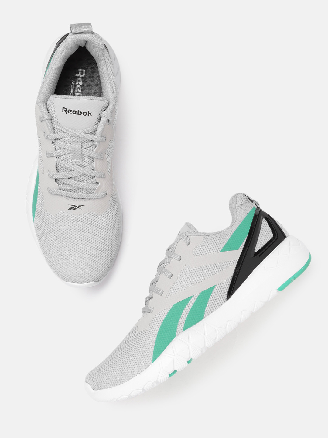 Reebok Men Grey Marco Memory Tech Foam Woven Design Training Shoes