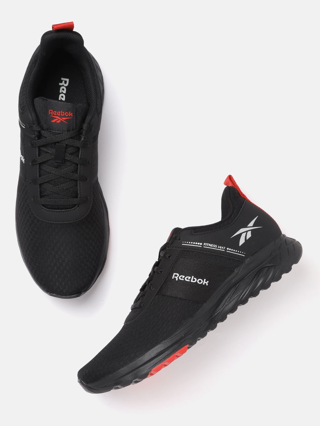 Reebok men black training shoes online