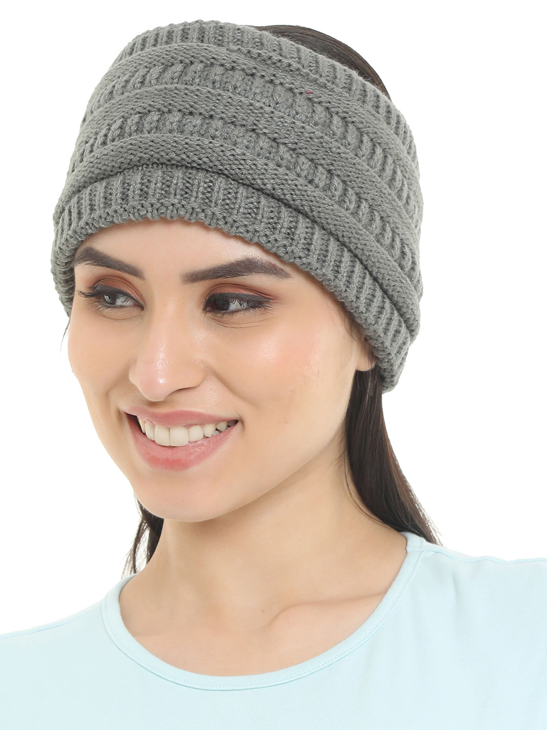 FabSeasons Women Grey Acrylic Headband