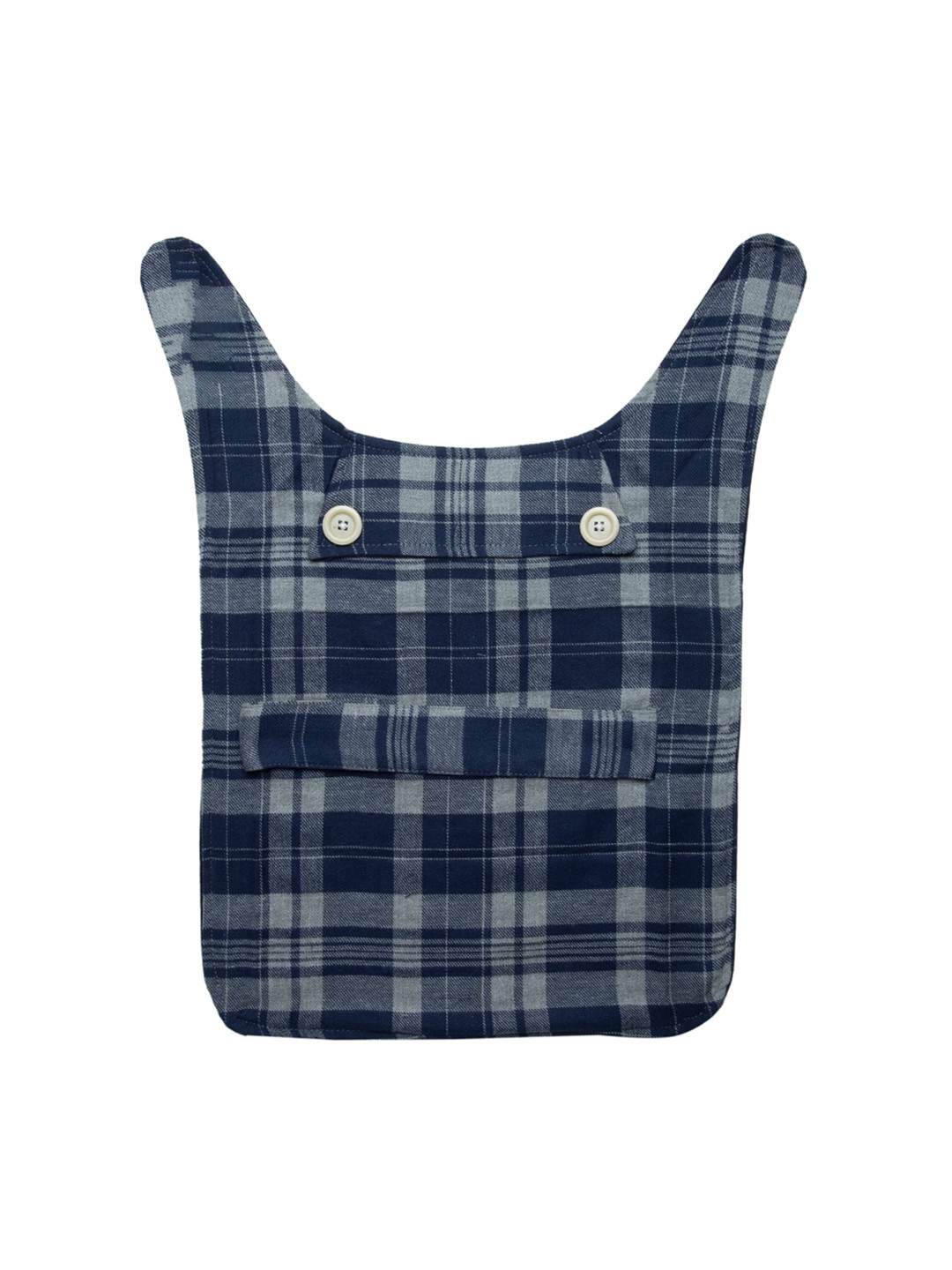 Lulala Grey Checked Cotton Dog Jacket