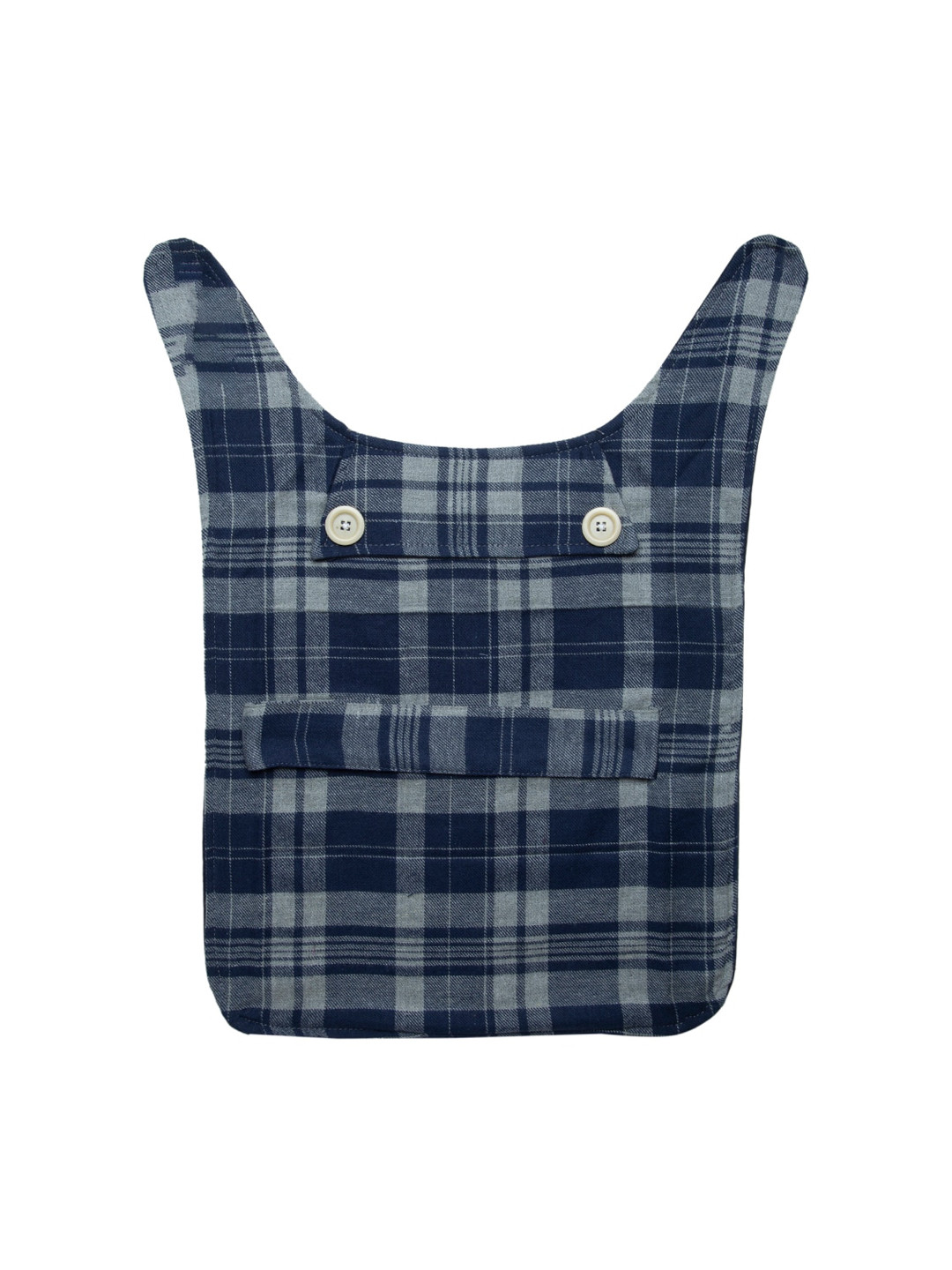 Lulala Grey Checked Cotton Dog Jacket