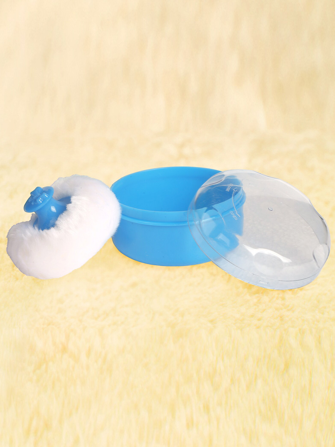 Baby Moo Blue Powder Puff