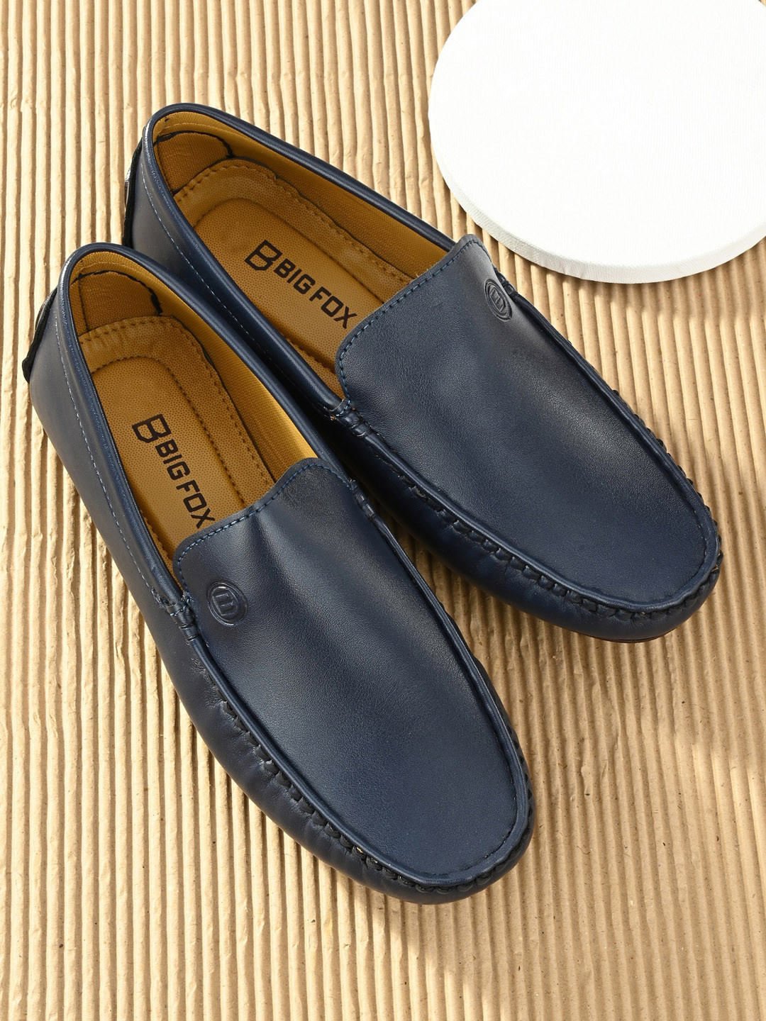 Big Fox Men Blue Loafers