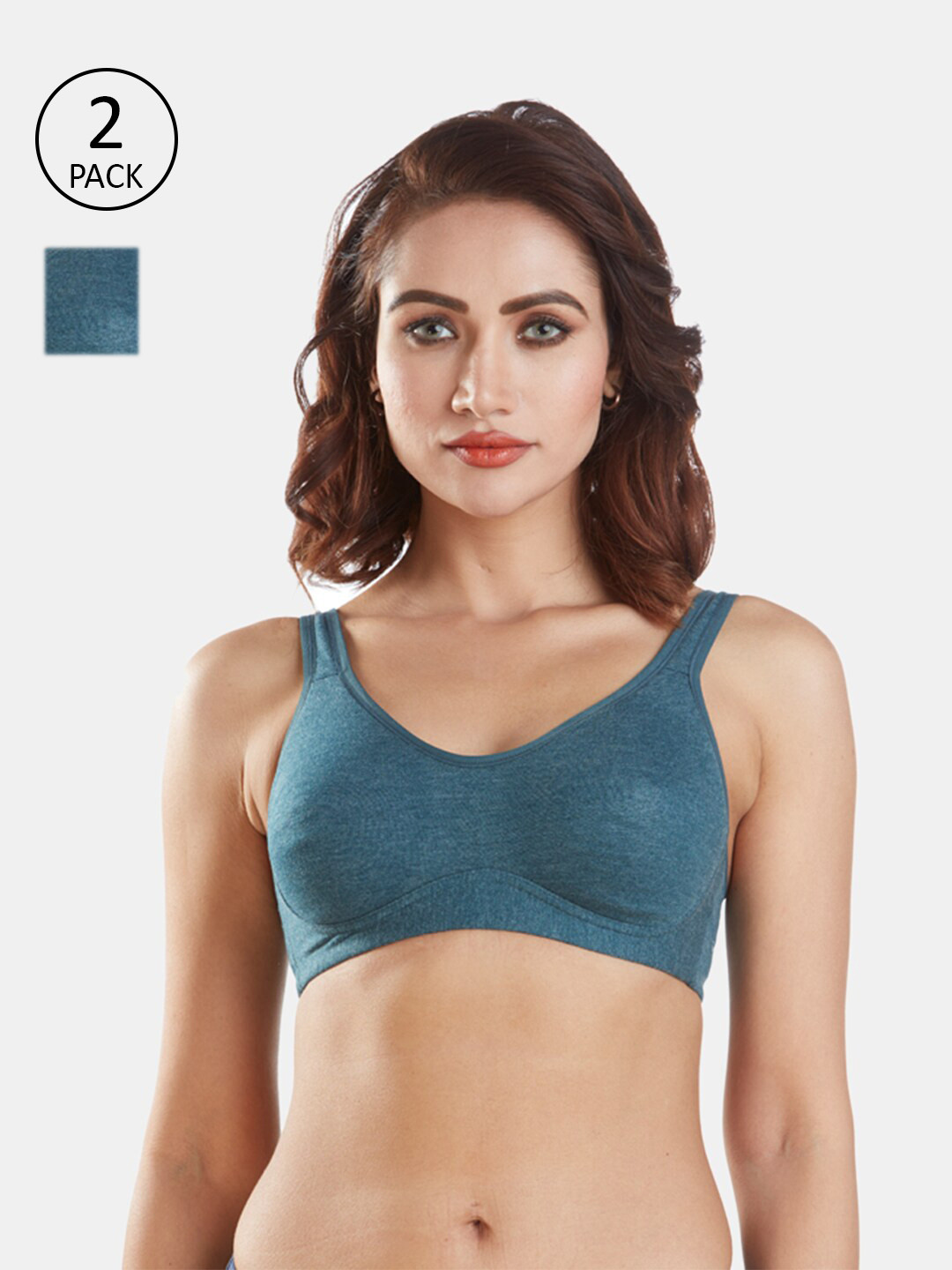 Sonari Green Double Layer Bra
