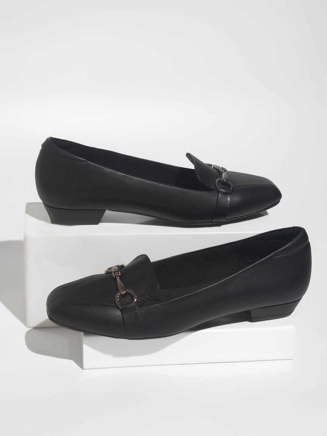 Inc 5 Black Work Block Pumps