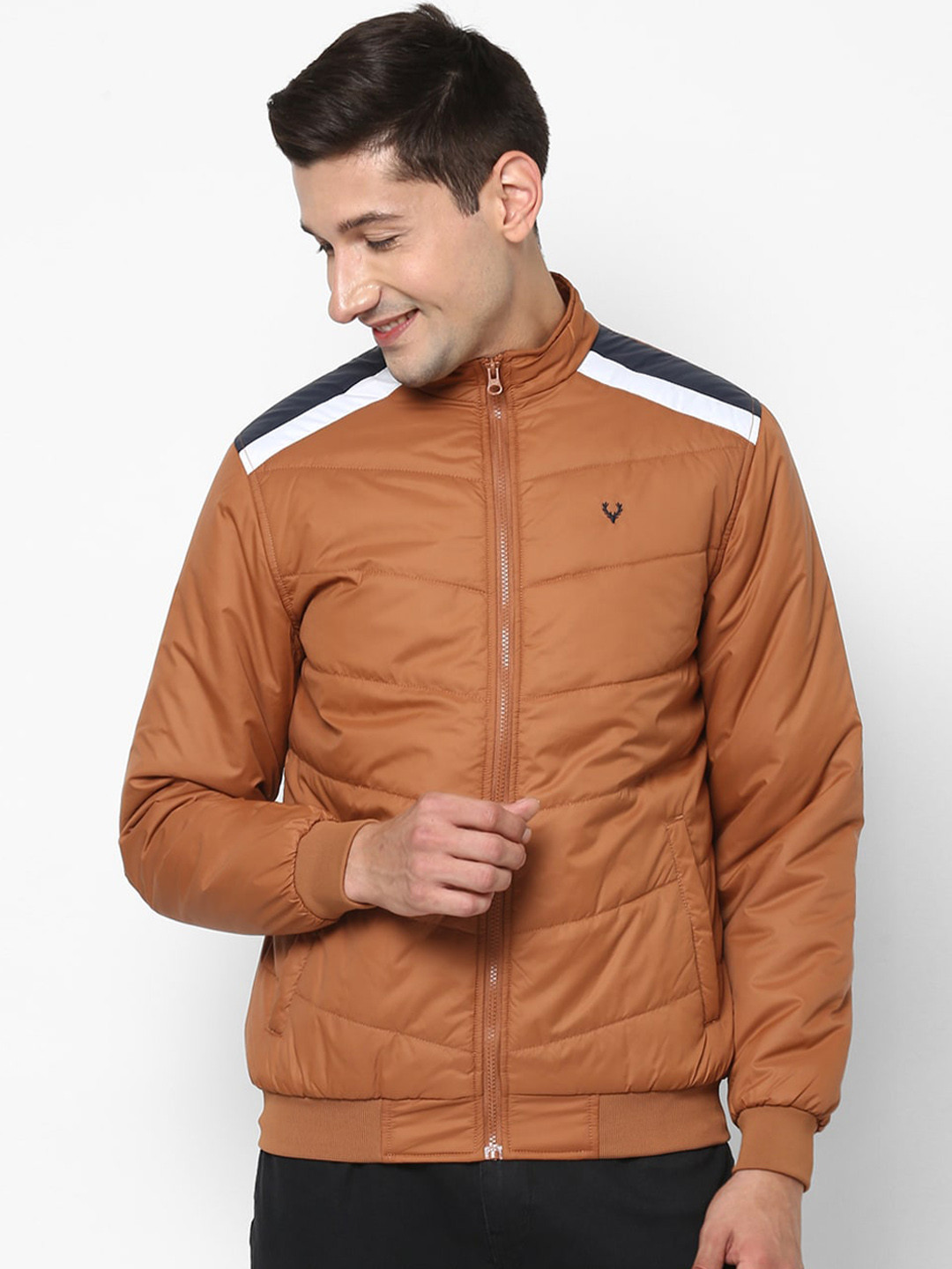 Allen Solly Men Brown Padded Jacket
