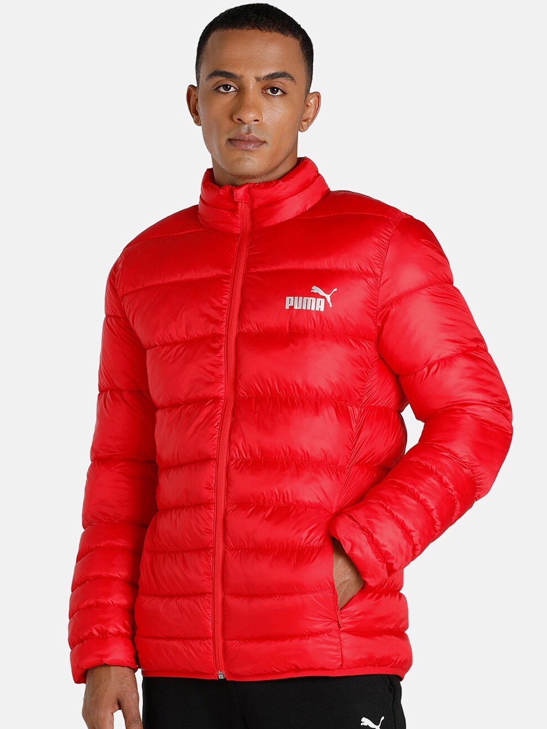 Buy Puma Men Red Puffer Jacket Jackets for Men 16580570 Myntra