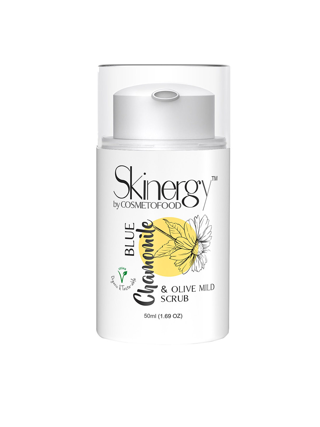 COSMETOFOOD Skinergy Blue Chamomile & Olive Mild Face Scrub