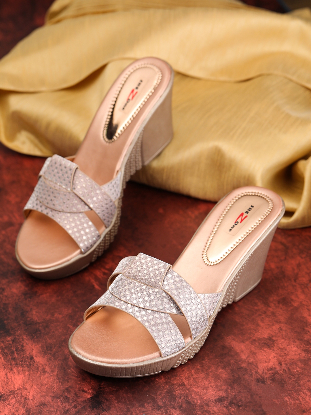 Shoe zone gold sandals orders