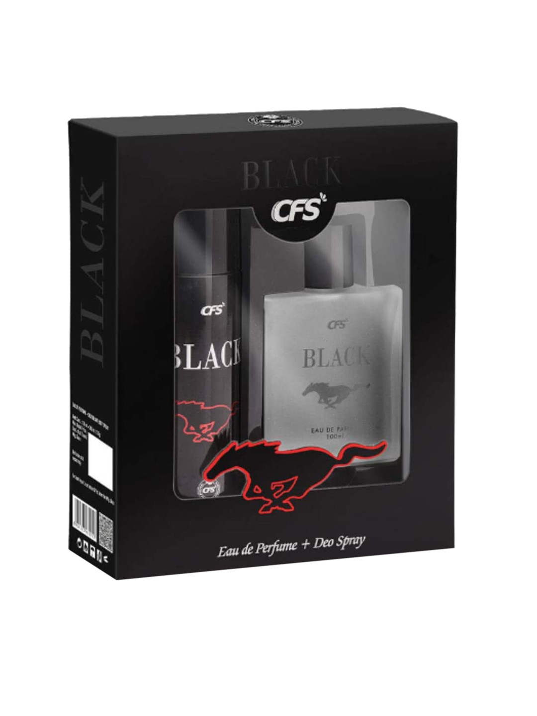 CFS Black Combo Of Long Lasting Perfume & Deodorant 200 ml & 100 ml