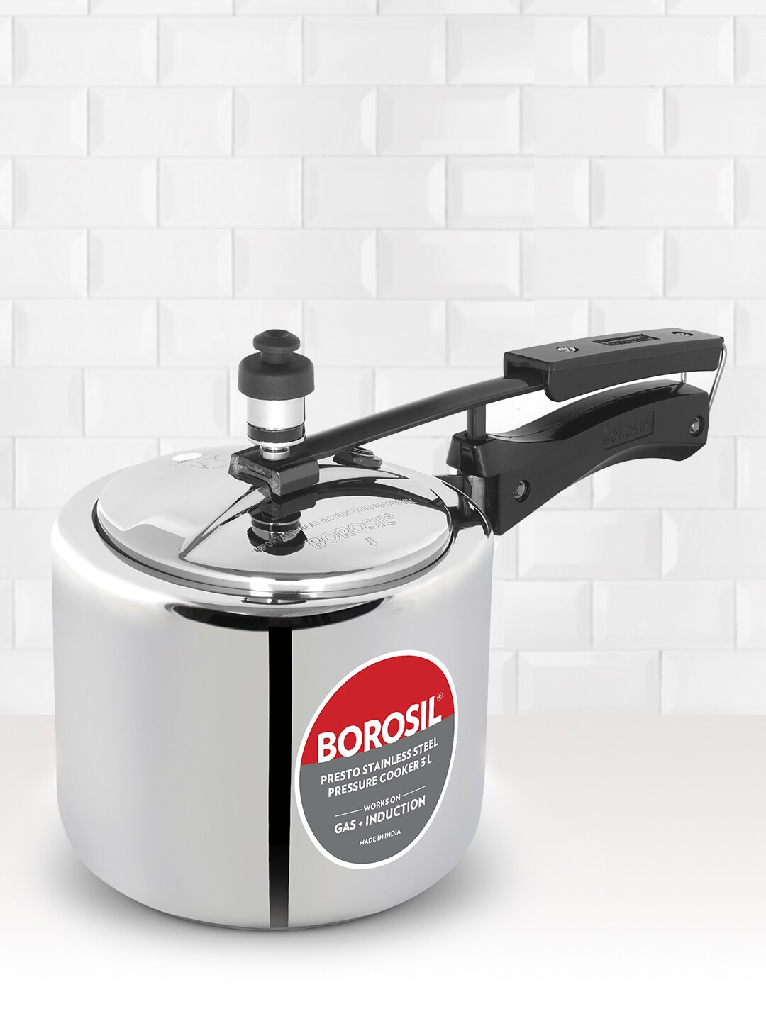 Borosil steel cooker clearance