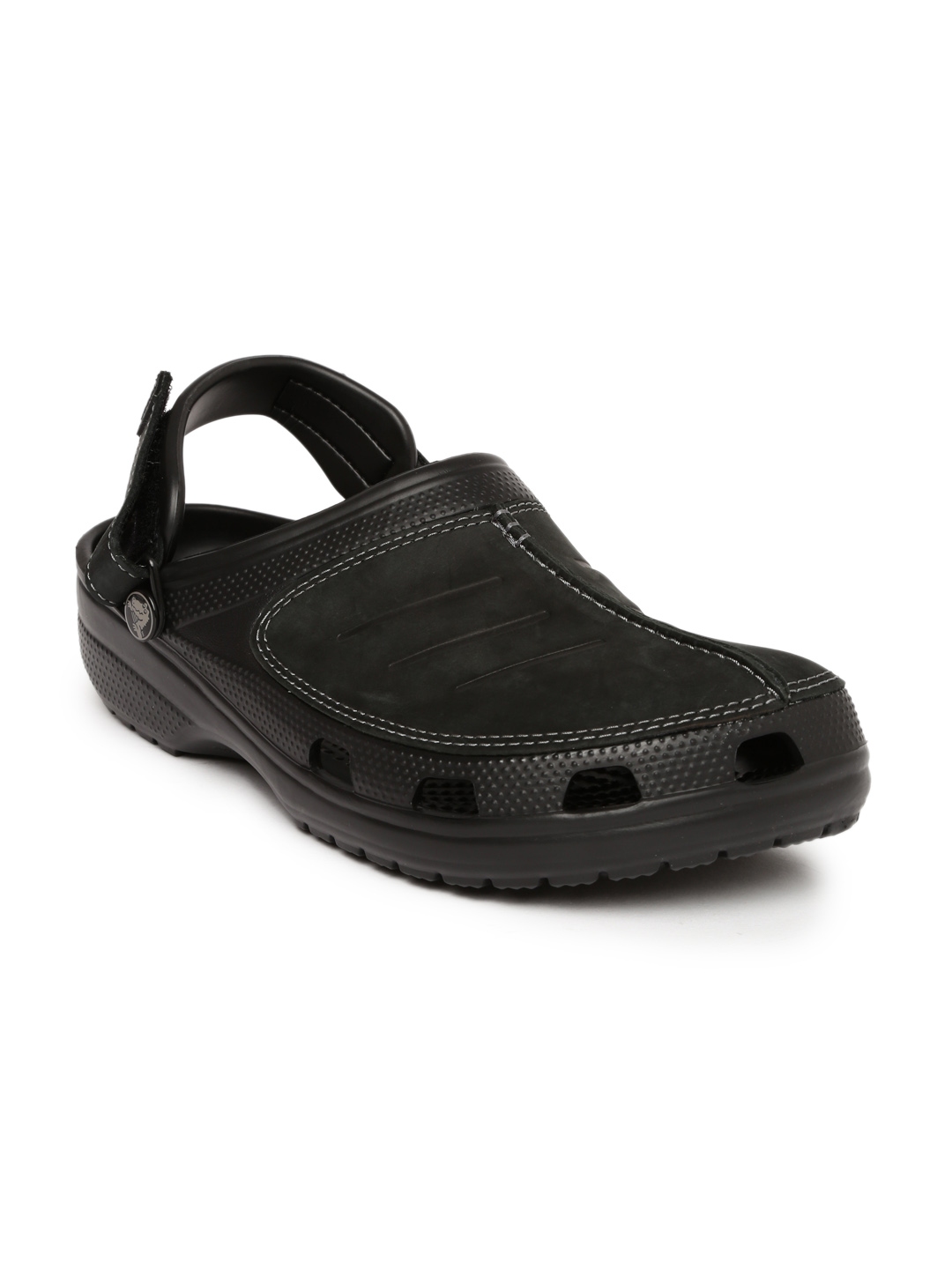 leather crocs for men