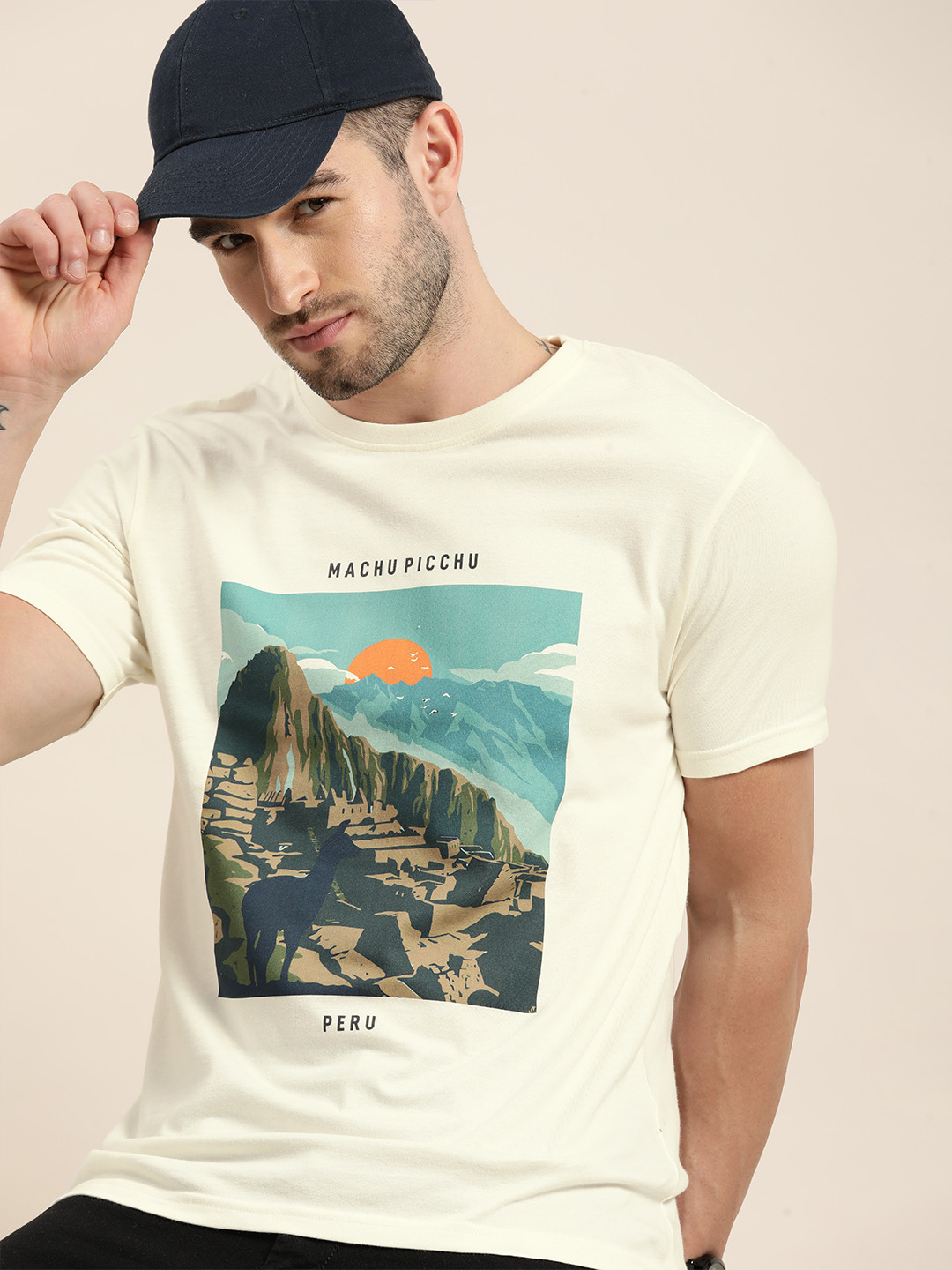 Moda Rapido Men Graphical Printed Casual T-shirt