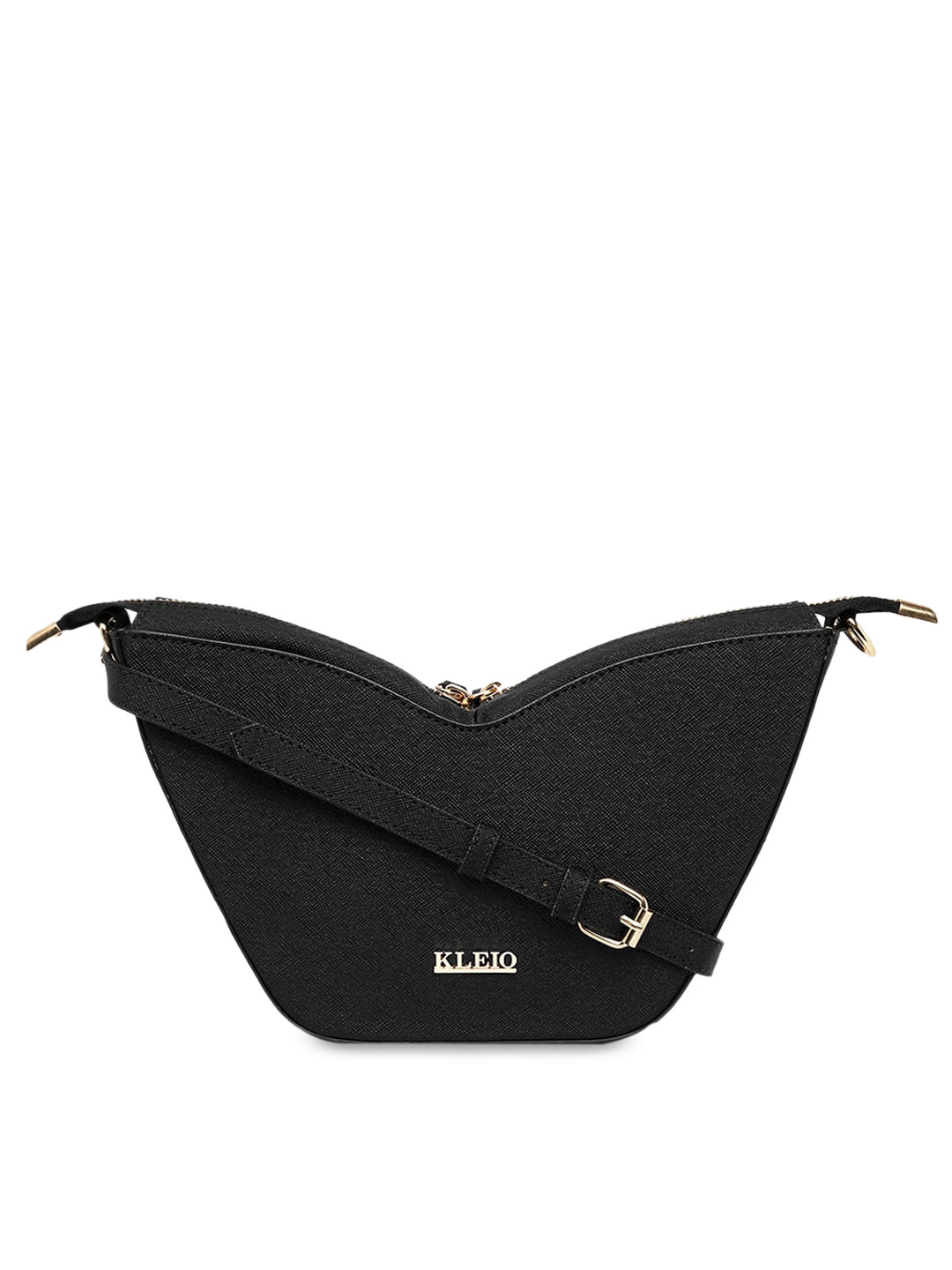 KLEIO Unique Shaped Double Handle Handbag