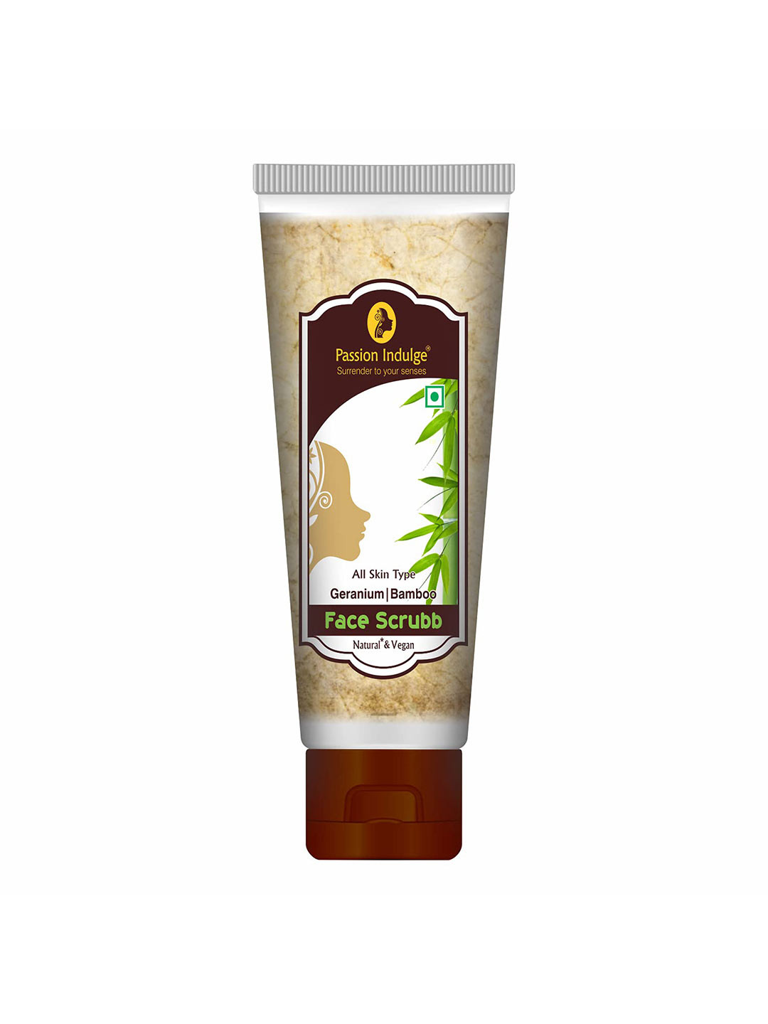 Passion Indulge Geranium & Bamboo Extract Face Scrub 70 gm