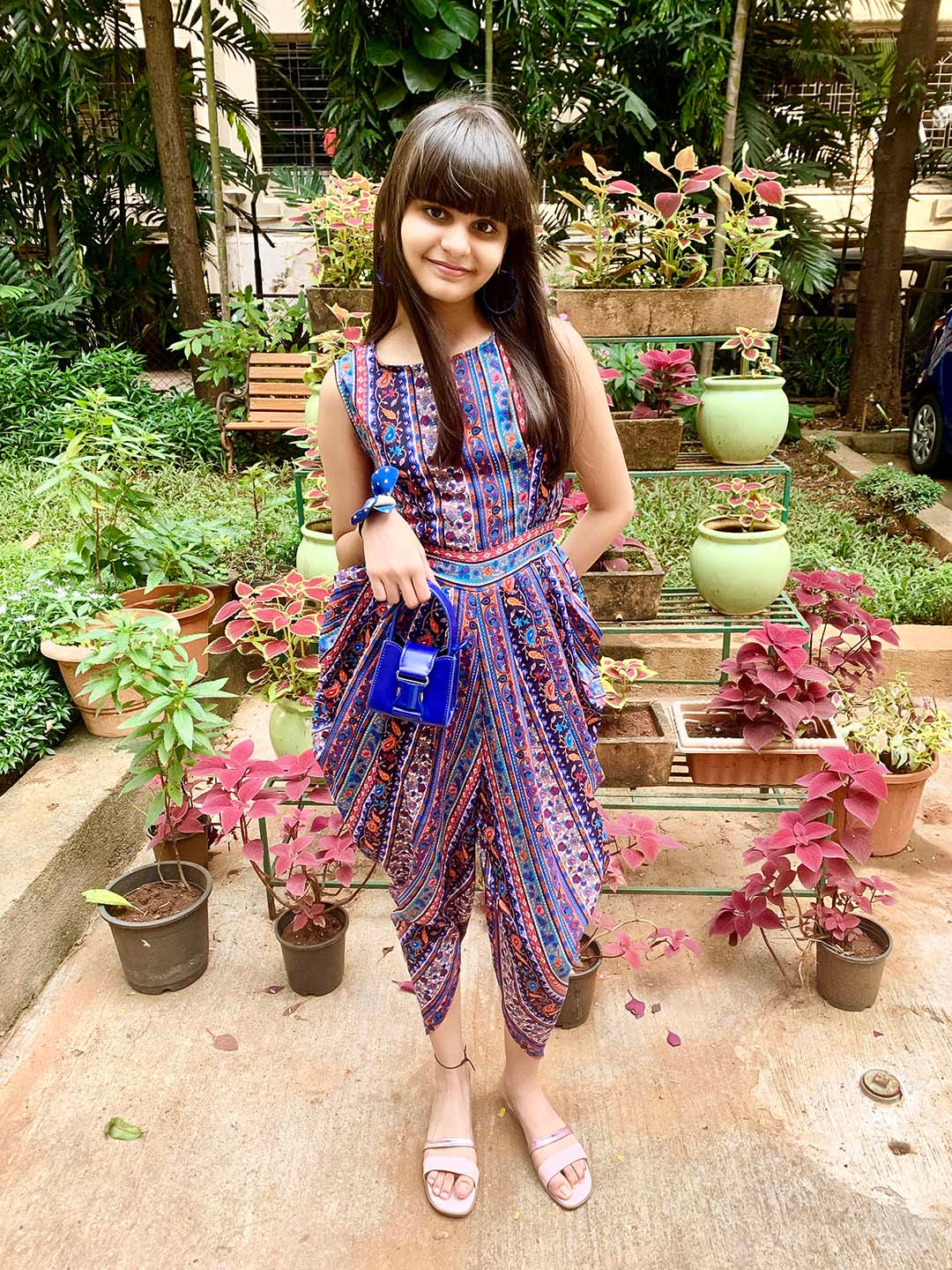 Uptownie Lite Girls Dhoti Jumpsuit