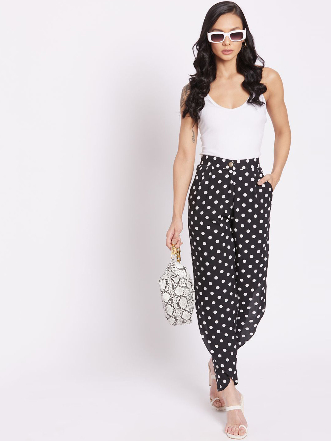 Uptownie Lite Woman Navy Blue Printed