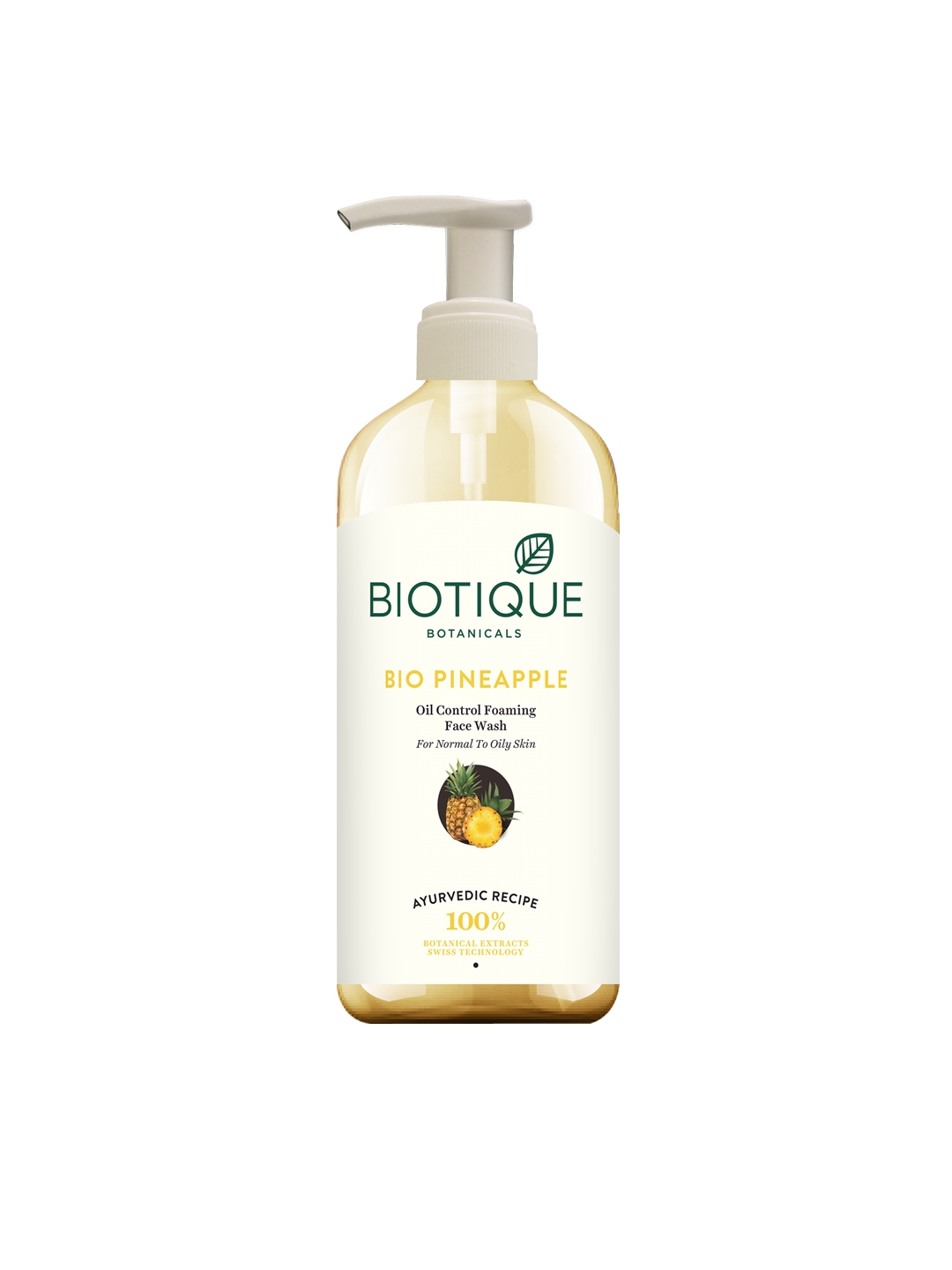 Biotique Bio Pineapple Oil Control Foaming Face Wash Natural Ingredients,  150Ml