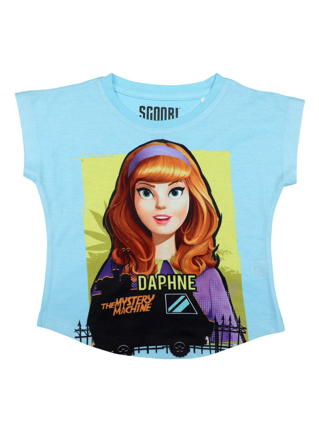 Scooby Doo by Wear Your Mind Blue Daphne Scooby Doo Printed Top