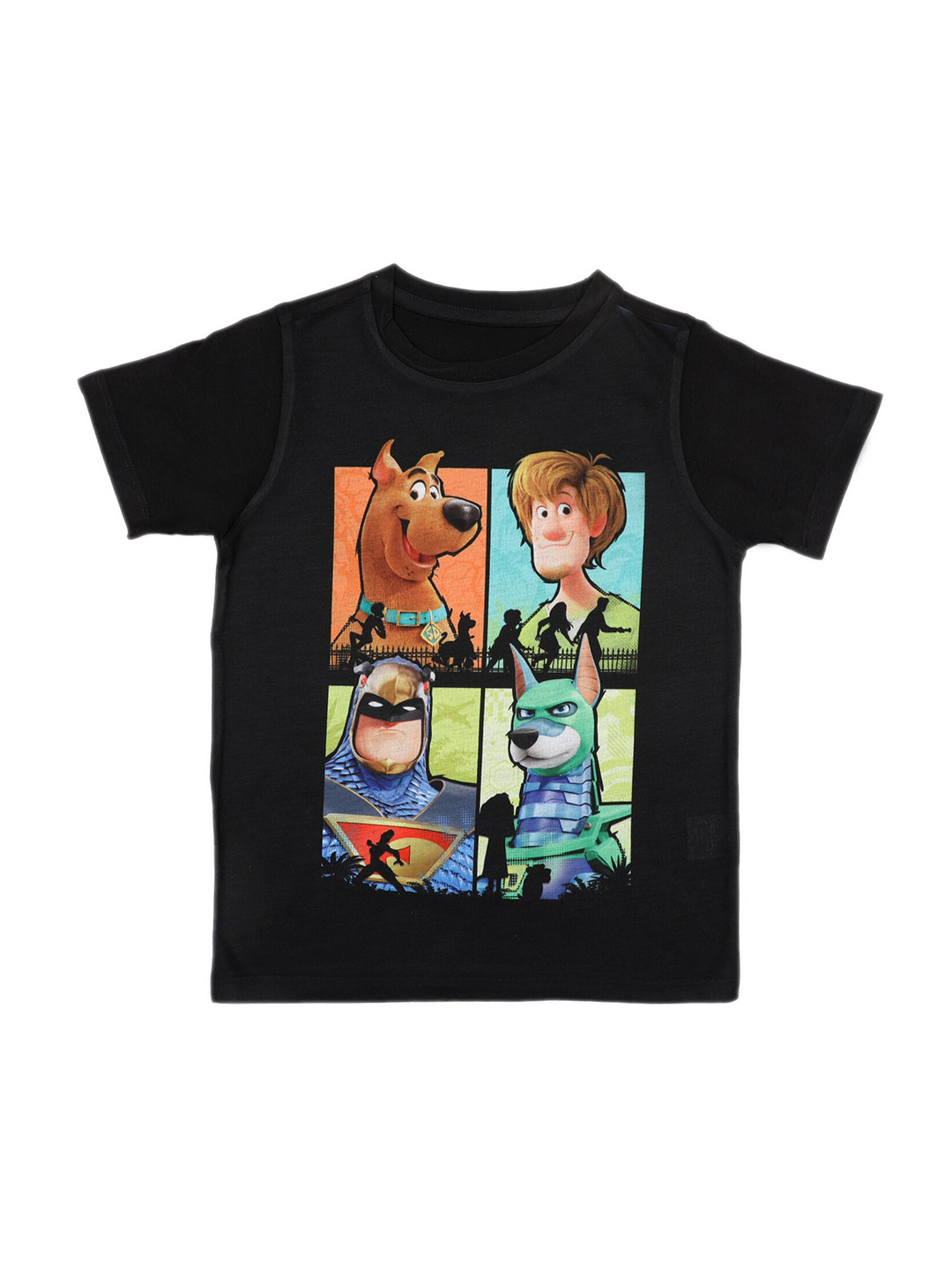 Scooby Doo by Wear Your Mind Boys Black Scooby-Doo Printed T-shirt